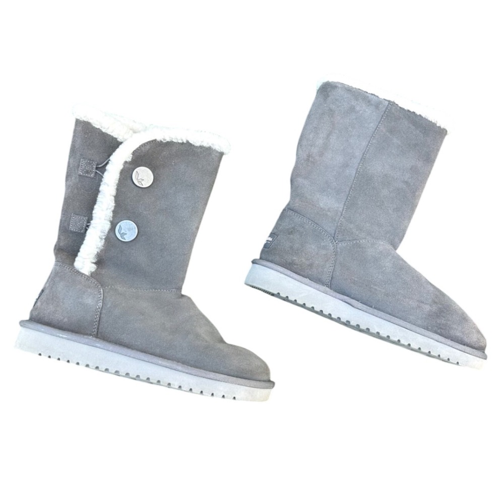 Koolaburra by UGG Women's Kinslei‎ Tall Boots Size 7 Stone Gray Winter Boots